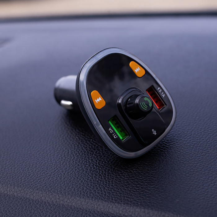 MODULATOR FM CU BLUETOOTH CU 2XUSB [6]