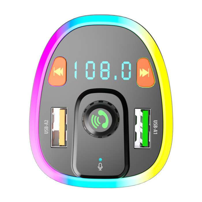 MODULATOR FM CU BLUETOOTH CU 2XUSB [4]