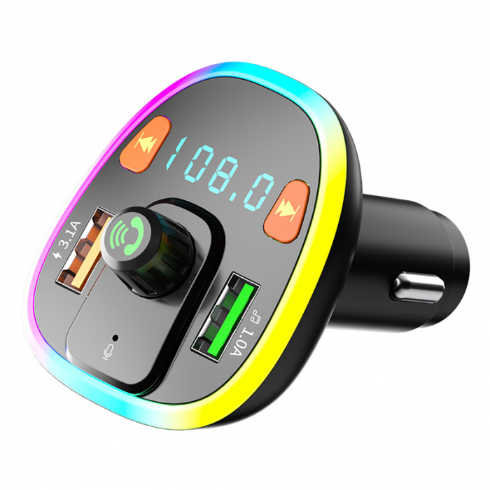 MODULATOR FM CU BLUETOOTH CU 2XUSB [3]