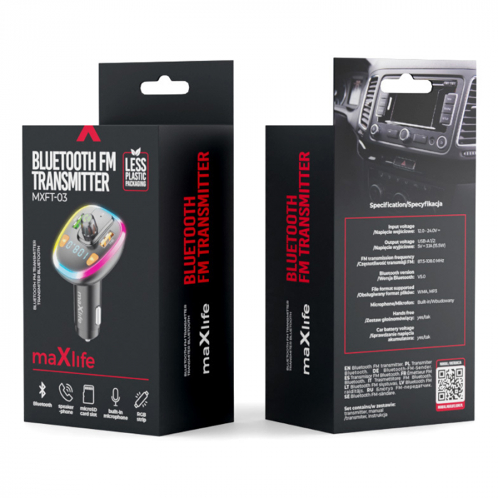 MODULATOR FM CU BLUETOOTH CU 2XUSB [5]