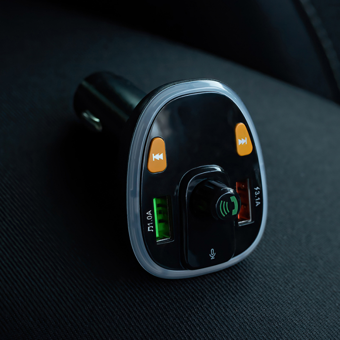 MODULATOR FM CU BLUETOOTH CU 2XUSB [10]