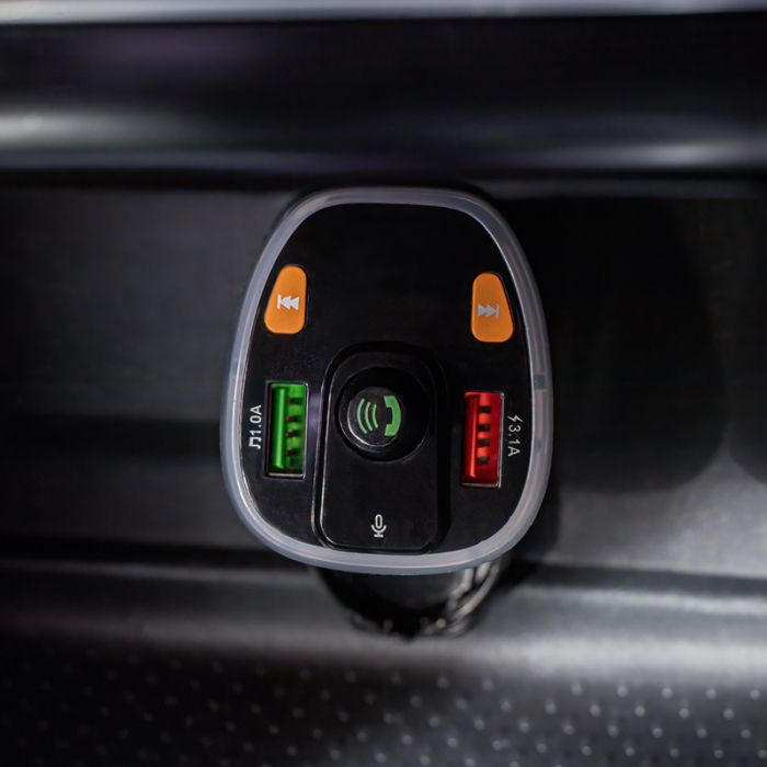 MODULATOR FM CU BLUETOOTH CU 2XUSB [9]