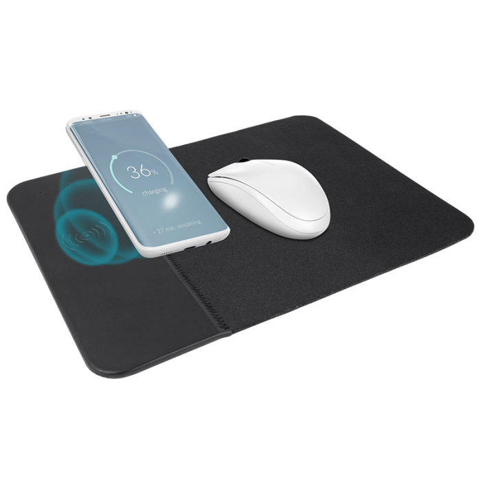 MOUSE PAD CU INCARCARE INDUCTIVA - NEGRU [2]