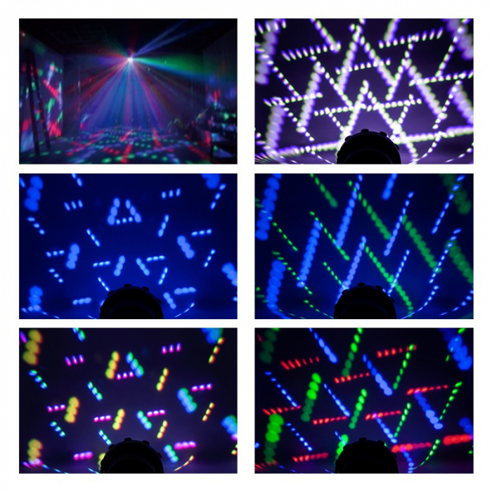 Mushroom rgb led 27x1.5w control dmx proiector [6]
