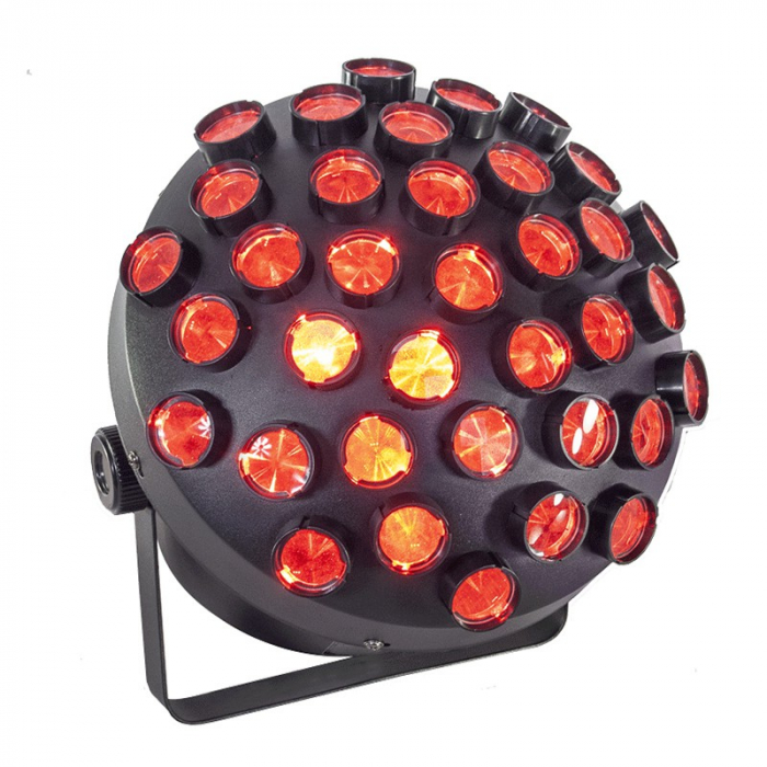 Mushroom rgb led 27x1.5w control dmx proiector [2]