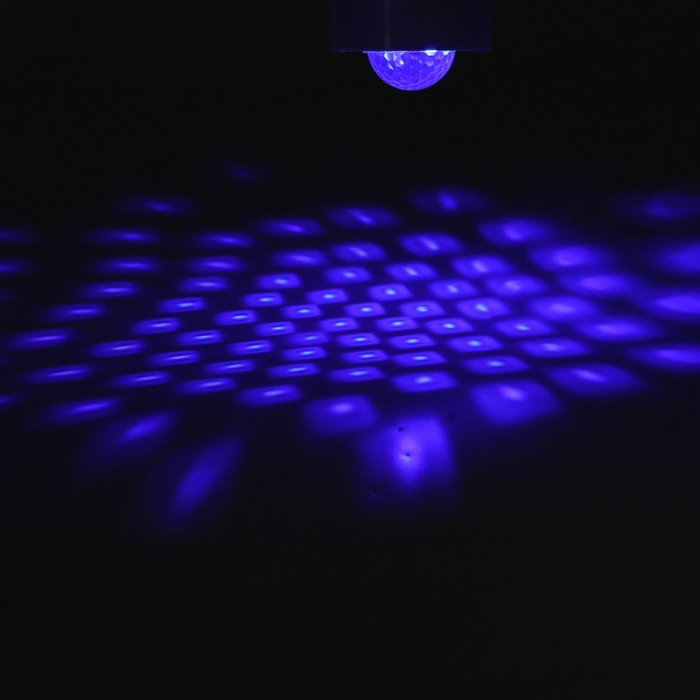 Pachet 4 mini astro rgb cu stroboscop si telecomanda [8]