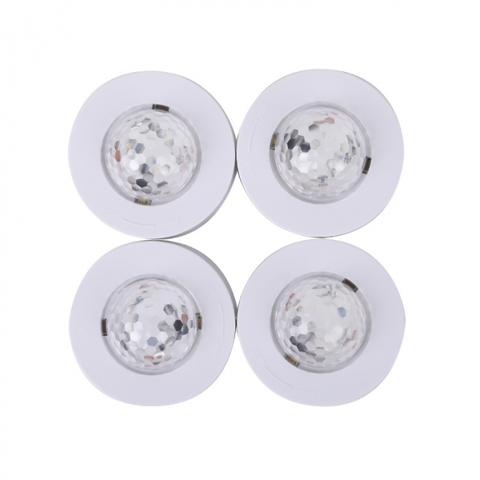 Pachet 4 mini astro rgb cu stroboscop si telecomanda [4]