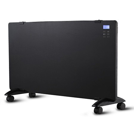 PANOU INCALZIRE DIN STICLA CU TELECOMANDA 2000W IP24 - NEGRU [1]