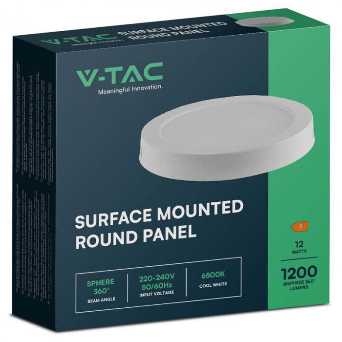 Panou LED 12W, aplicabil, 6500K, V-TAC [3]