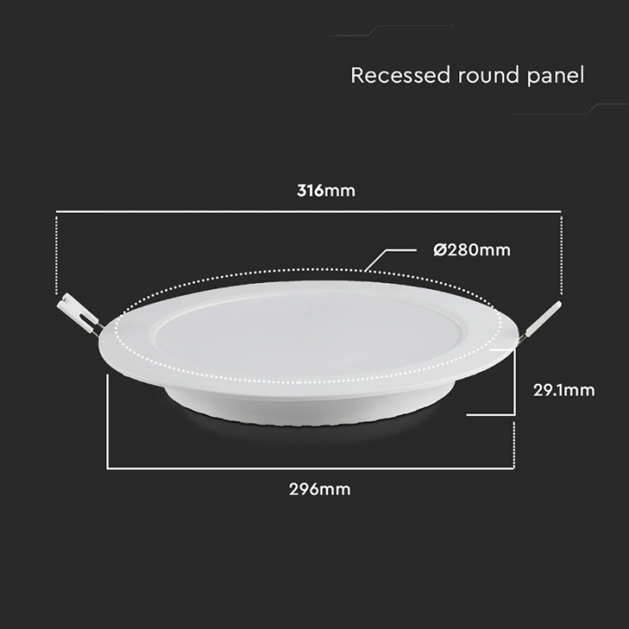 PANOU LED 24W INCORPORABIL 6400K [4]