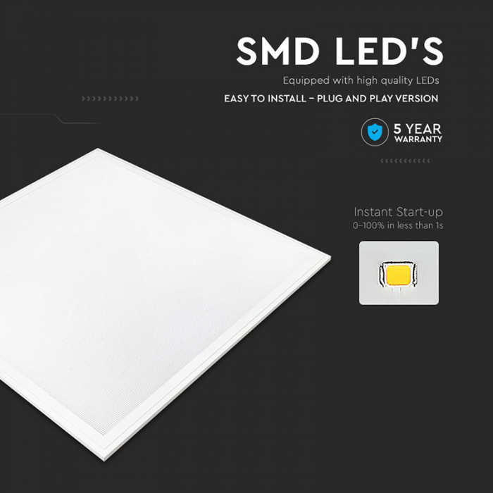 PANOU LED 29W 120LM/W 60CM X 60CM 4000K ALB NEUTRU [7]