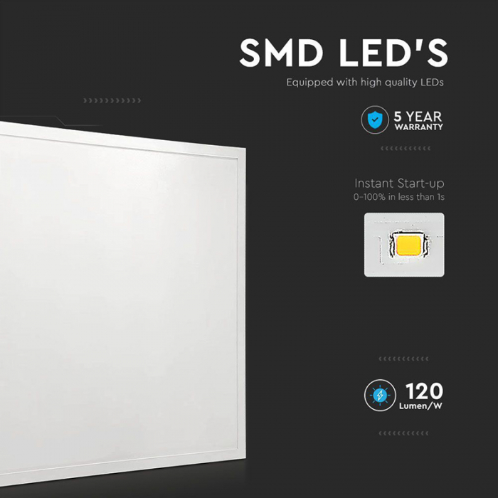 PANOU LED 36W 120LM/W INCORPORABIL 4000K ALB NEUTRU [7]