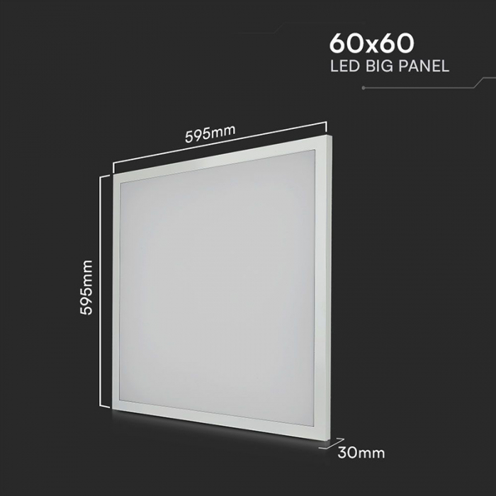 PANOU LED 36W 2IN1 60CM X 60CM 3960LM 6500K ALB RECE, CIP SAMSUNG [10]