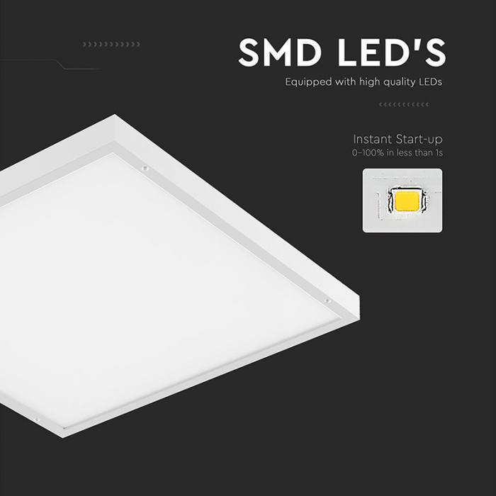 Panou LED 36W 60x60cm – Lumină alb neutru 4000K, Montaj Încastrat/Aparent [4]
