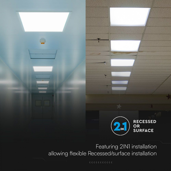 Panou LED 36W 60x60cm – Lumină alb neutru 4000K, Montaj Încastrat/Aparent [6]
