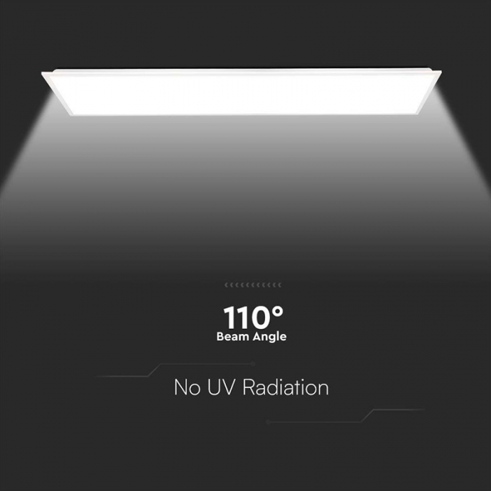 PANOU LED 40W 120CM X 30CM 6500K ALB RECE [5]