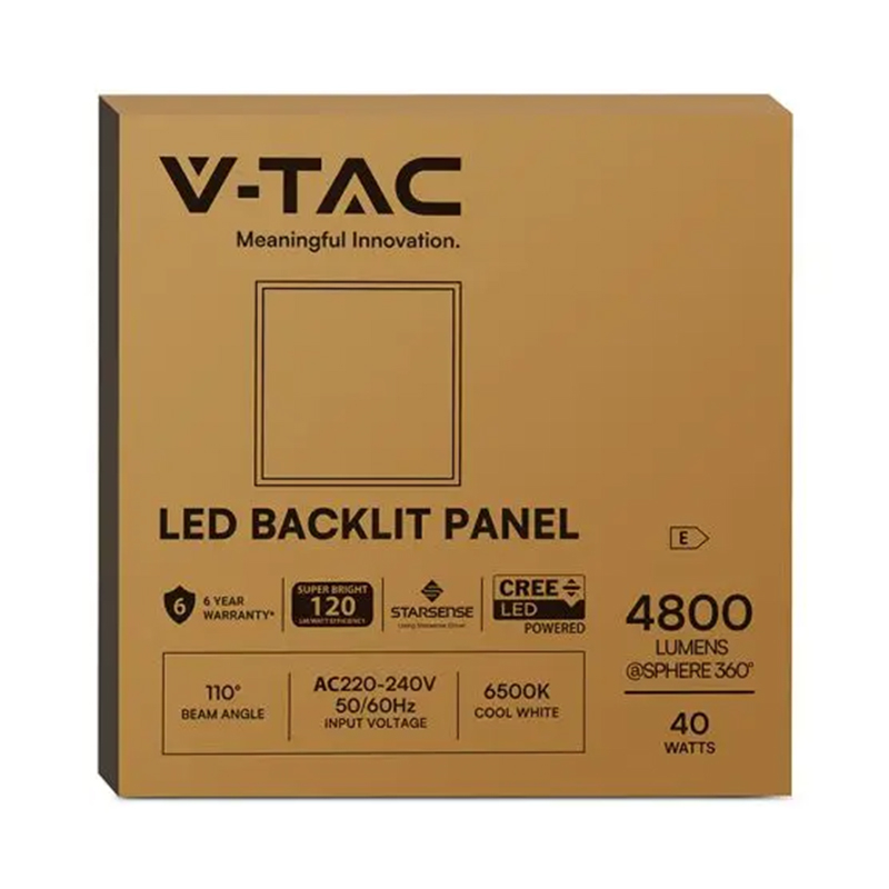 PANOU LED  INCASTRAT 40W 120LM/W 60CM X 60CM 6500K CIP CREE [4]