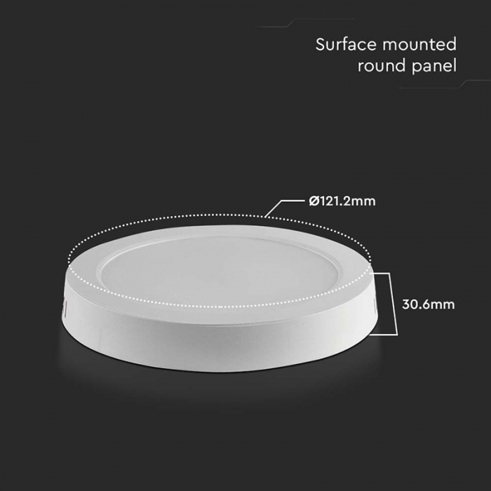 Aplica LED pentru tavan rotunda 6W 3000K V-TAC 7870 [3]
