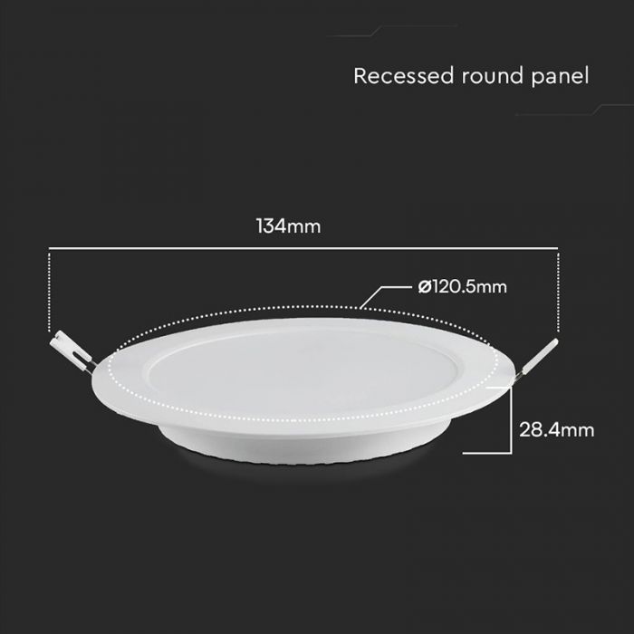 Panou led 6w incorporabil 6500k v-tac 78601 [4]