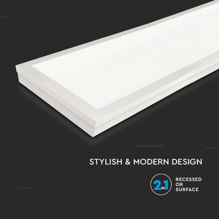 Aplica LED pentru tavan dreptunghiulara 36W 4000K 120 X 30CM V-TAC 216625 [7]