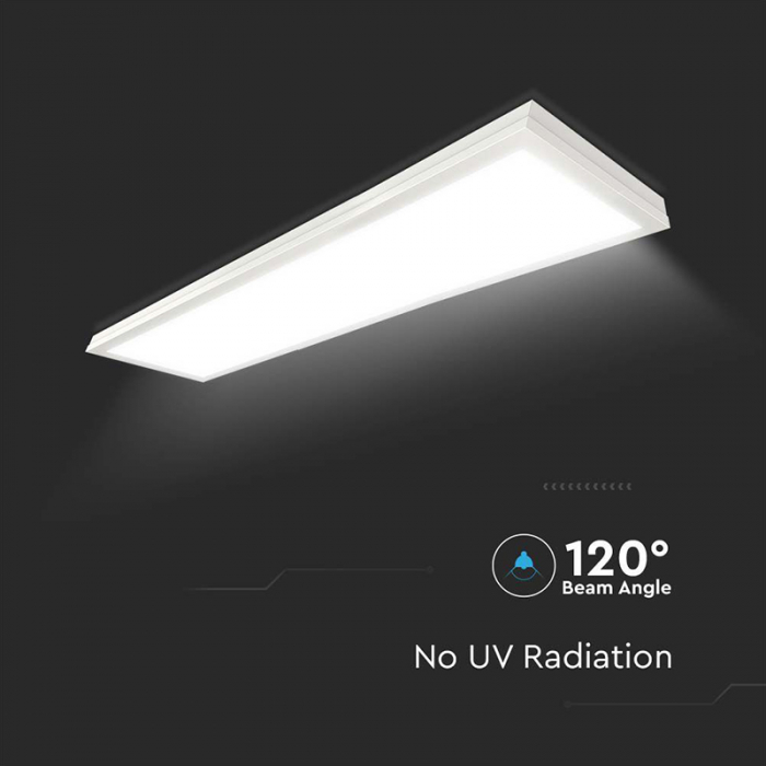 Aplica LED pentru tavan dreptunghiulara 36W 4000K 120 X 30CM V-TAC 216625 [5]