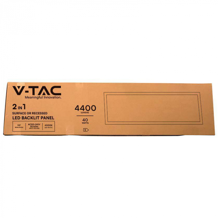 Aplica LED pentru tavan dreptunghiulara 36W 65000K 120 X 30CM V-TAC 216626 [3]