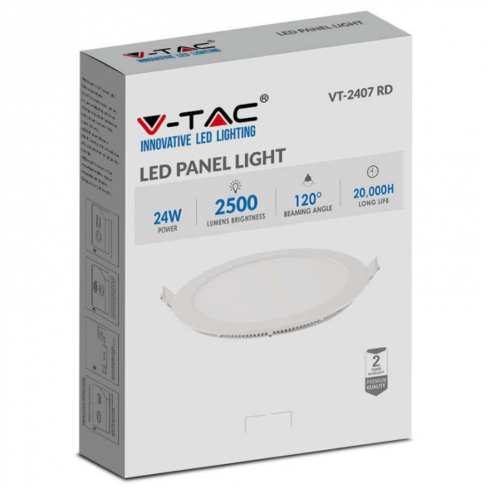 PANOU LED INCORPORABIL 24W 4000K ALB NEUTRU [3]