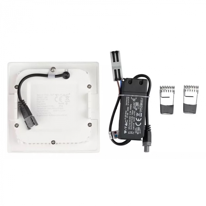 PANOU LED INCORPORABIL, PATRAT 6W 6400K, CIP SAMSUNG [3]