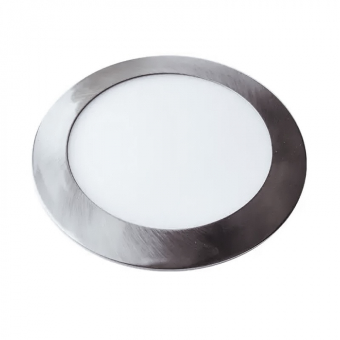 PANOU LED SLIM ROTUND 12W 6400K - NICKEL [2]