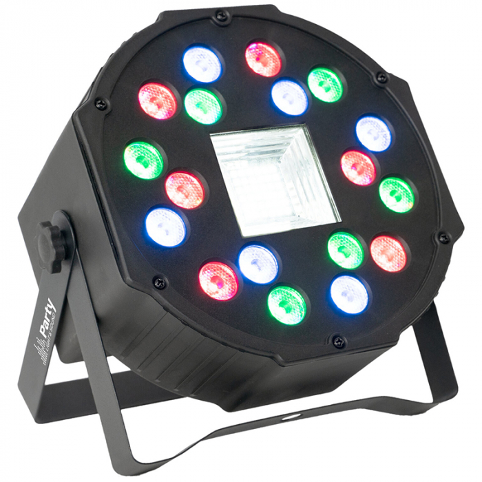 Proiector led cu stroboscop 18 led x 0.75w - Ibiza Light [2]