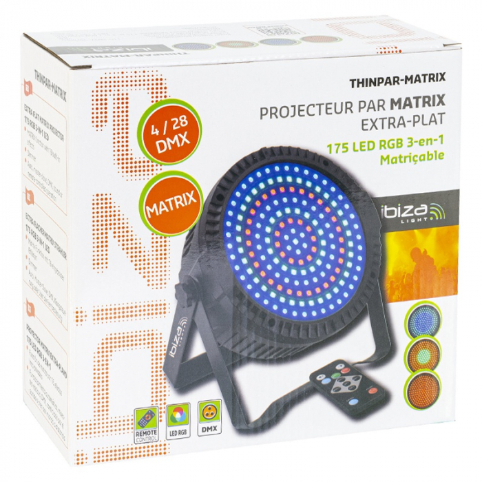Par led proiector  rgb 175 led-uri matrix [8]