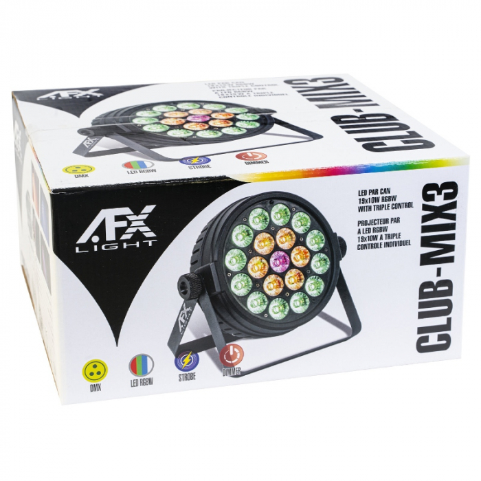 Proiector rgbw 19x10w mix3 - afx proiector [5]