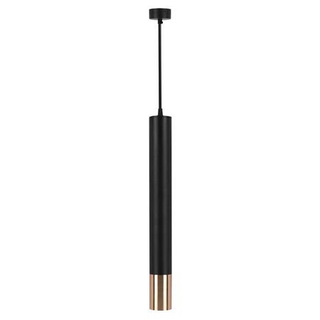 PENDUL CU SOCLU GU10 60X500MM - NEGRU/AURIU [1]