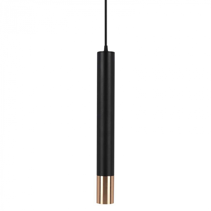 PENDUL CU SOCLU GU10 60X500MM - NEGRU/AURIU [3]
