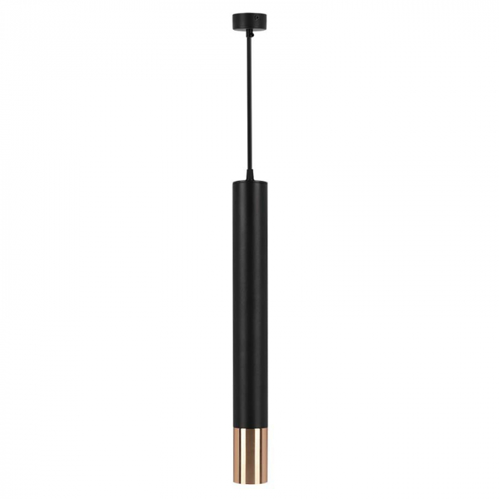 PENDUL CU SOCLU GU10 60X500MM - NEGRU/AURIU [2]