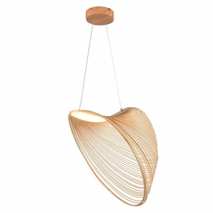 Pendul LED 10W design din lemn 3000K [2]
