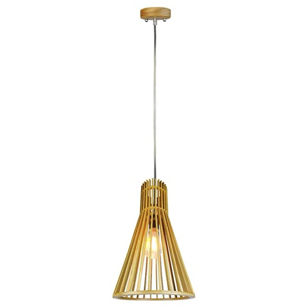 Pendul tavan din lemn E27 max 60W D25 x 45cm, V-TAC [1]