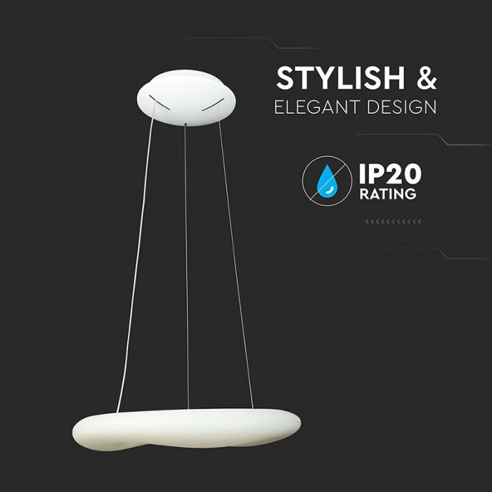 Pendul tavan LED rotund 38W 3in1 dimabil [7]