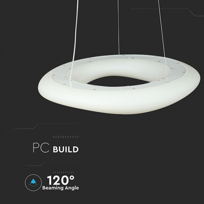 Pendul tavan LED rotund 38W 3in1 dimabil [6]