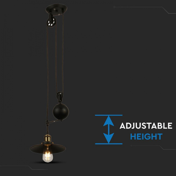Pendul tavan model reglabil 60cm - 160cm - V-TAC [5]