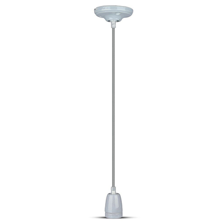 Pendul tavan portelan soclu E27 - gri - V-TAC [1]