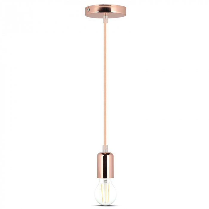 Pendul Tavan soclu E27 metal gold rose - V-TAC [3]