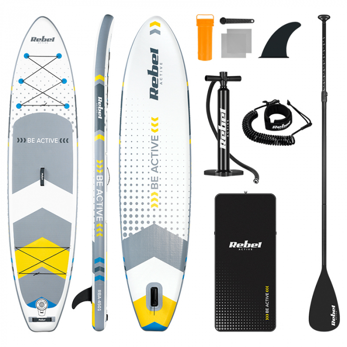 PLACA GONFLABILA STAND UP PADDLE SUP REBEL ACTIVE (RBA-4500-WH) [1]