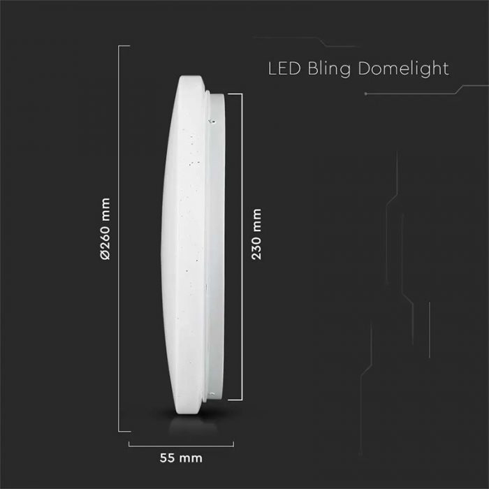 PLAFONIERA LED 12W 23CM 3 IN 1 - MODEL STELUTE [14]