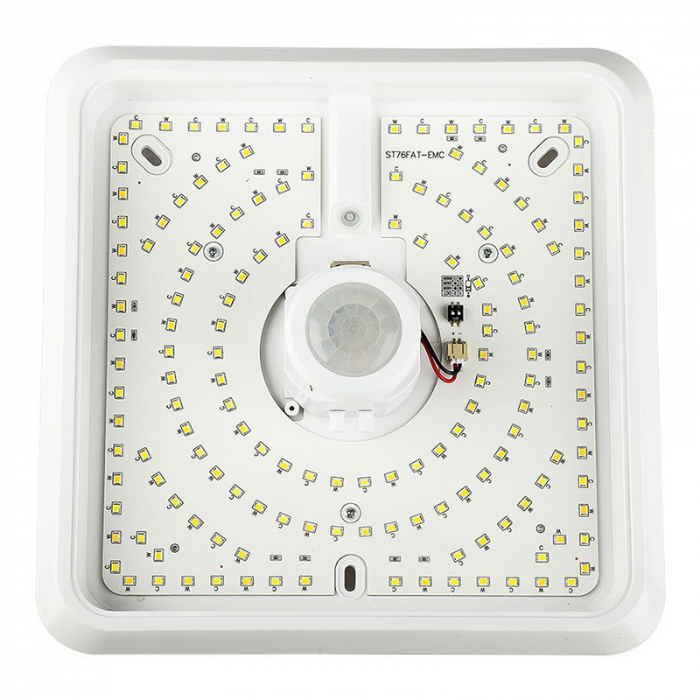 Plafoniera LED, 12W, IP20, senzor de mișcare 3in1, alb, V-TAC, SKU-23419 [11]
