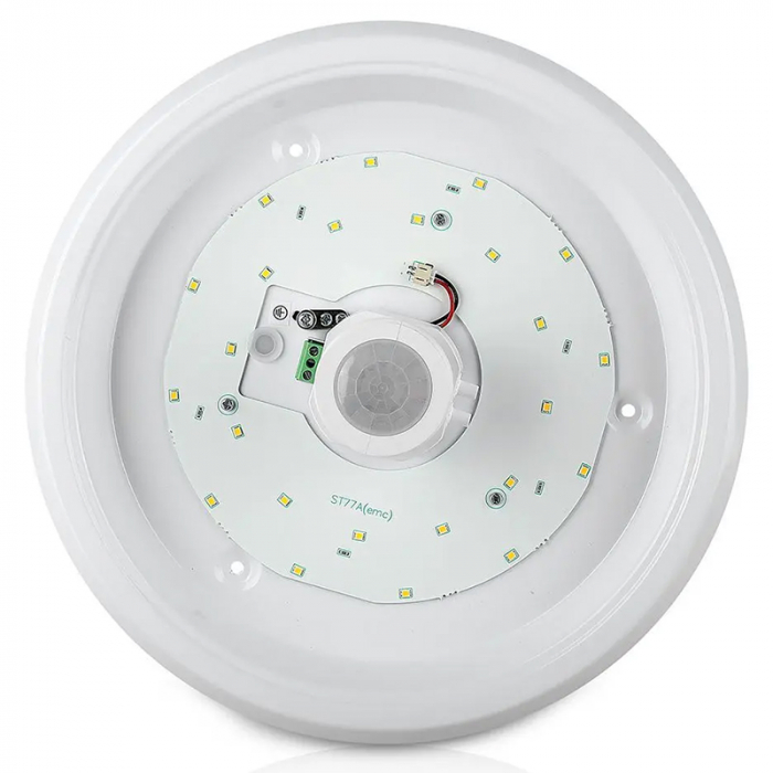 PLAFONIERA LED 12W IP20 SENZOR DE MISCARE 4000K ALB NEUTRU [10]