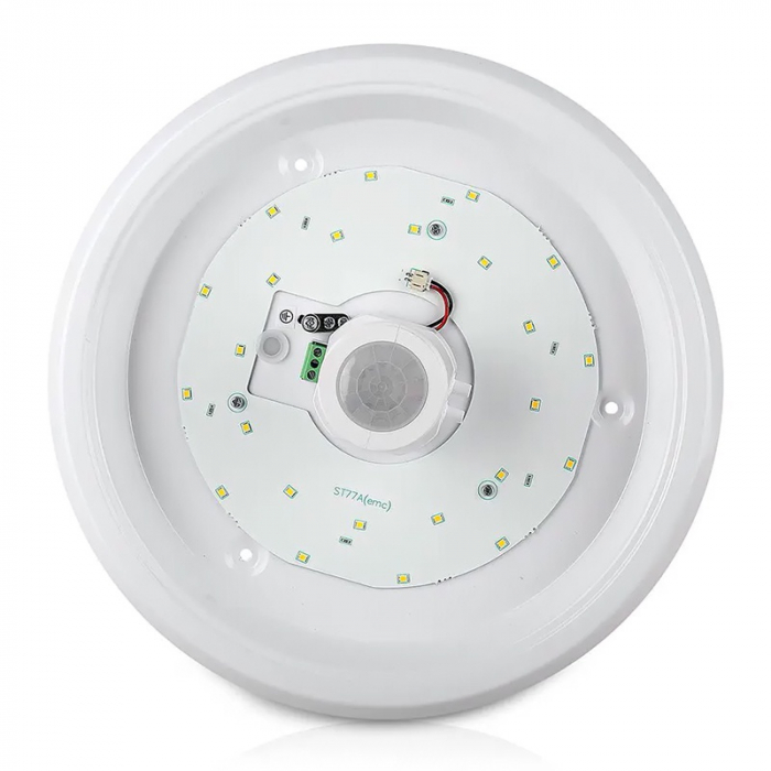 Plafoniera led 12w ip20 senzor de miscare 6400k alb rece V-tac [10]