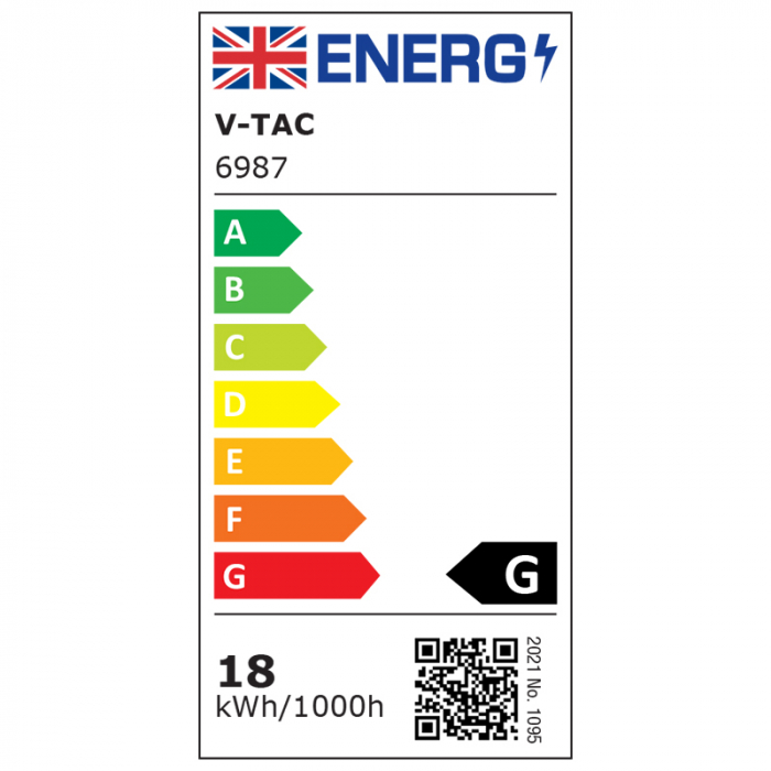 PLAFONIERA LED 18W 4000K- ALB [8]