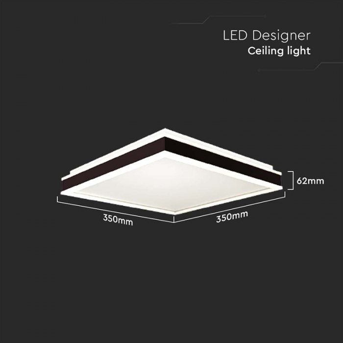 Plafoniera led 18w 3in1 - negru [3]
