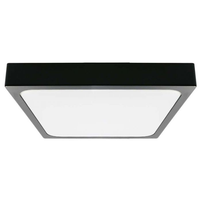 Plafonieră led 18w IP44 cu senzor 4000k alb neutru - negru [2]